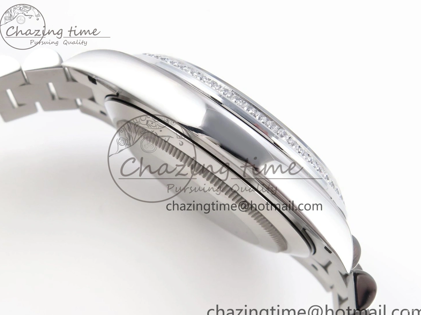 MiroTime 0328 ComfortFit DayDate 40 SS GSF Gain Weight Gray Stick Dial on President Bracelet A 1927